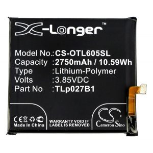 Baterie CAMERON SINO 2750mAh LI-Polymer (compatibil cu CAC2710006C1/TLp027A1/TLp027B1) Alcatel Idol 5 (OT-6058D)