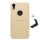 Protectie de telefon din plastic NILLKIN SUPER FROSTED (cauciucat, suprafata aspra, decupaj logo + suport de masa) GOLD Apple iPhone XR 6.1