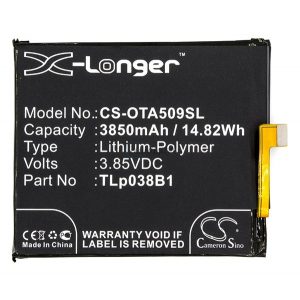 Baterie CAMERON SINO Li-Polymer (3,85V/3850mAh, compatibil cu Alcatel CAC3860004C1) NEGRU Alcatel A7 (OT-5090Y)