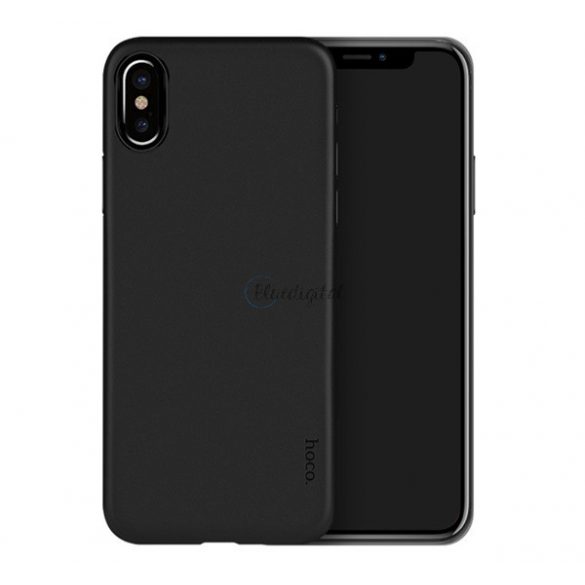 Protector de telefon din plastic HOCO THIN (0,45 mm, ultra-subțire) NEGRU Apple iPhone XS Max 6,5