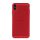 Protector de telefon din plastic (cauciucat, model perforat) RED Apple iPhone XS Max 6.5