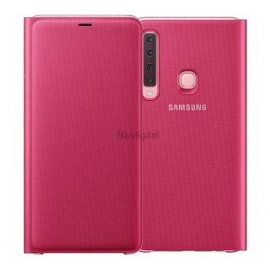 Husă SAMSUNG în picioare (FLIP activ, deschidere laterală, suport card bancar) ROZ Samsung Galaxy A9 (2018) SM-A920