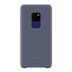 Protectie de telefon din silicon HUAWEI (placa metalica incorporata, cauciucata) ALBASTRU DESCHI Huawei Mate 20