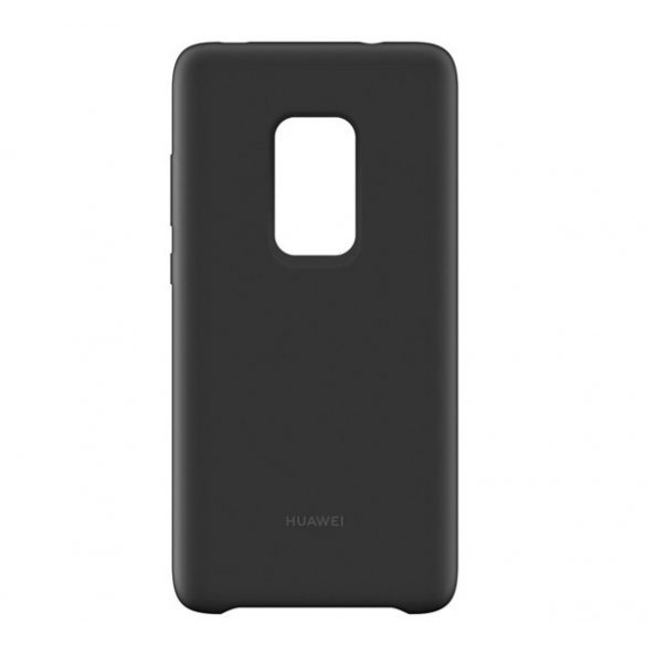 Protectie de telefon din silicon HUAWEI (placa metalica incorporata, cauciucata) NEGRU Huawei Mate 20