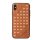 Protectie de telefon din plastic FIERRE SHANN (spate din piele, cu crampoane) MARO Apple iPhone XS 5.8, Apple iPhone X 5.8