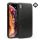 Protector de telefon din plastic QIALINO (acoperire din piele naturala) NEGRU Apple iPhone XS Max 6.5