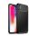 Protector de telefon din silicon (rezistență medie la impact, colț cu pernă de aer, model carbon) NEGRU Apple iPhone X 5.8, Apple iPhone XS 5.8