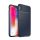 Protectie din silicon pentru telefon (rezistenta medie la impact, colt cu perna de aer, model carbon) ALBASTRU INCHIS Apple iPhone XS Max 6.5