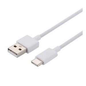 XIAOMI cablu de date (USB - Tip-C, 3A, încărcător rapid, 100cm) ALB