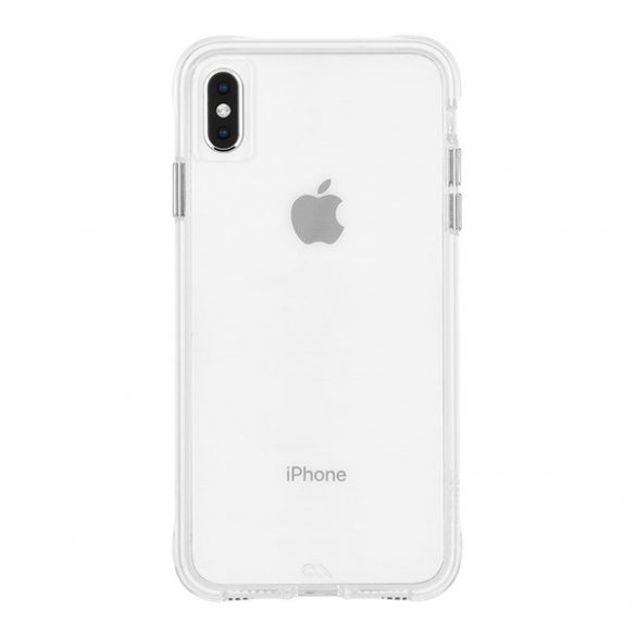 Protector de telefon din plastic CASE-MATE TOUGH (silicon in interior, rezistenta medie la impact) TRANSPARENT Apple iPhone XS Max 6.5