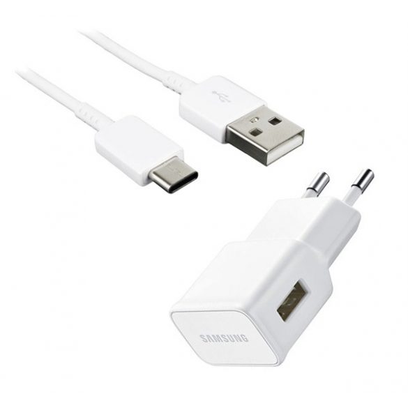 Încărcător de rețea SAMSUNG priză USB (8W + cablu Type-C) ALB