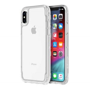 Protector telefon GRIFFIN din plastic SURVIVOR CLEAR (cadru din silicon, rezistent la impact pana la 1,2 metri) TRANSPARENT Apple iPhone XS Max 6,5