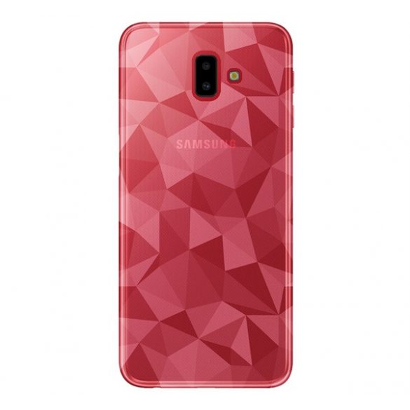 Protectie din silicon pentru telefon (3D, model diamant) TRANSPARENT Samsung Galaxy J6 Plus (SM-J610F)