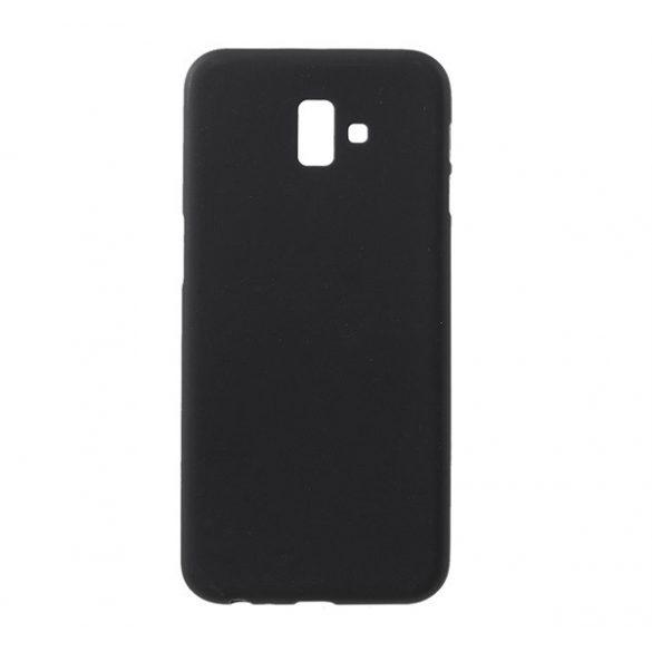 Husă siliconică pentru telefon (mată) negru Samsung Galaxy J6 Plus (SM-J610F)