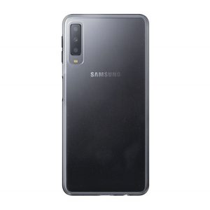 Protector de telefon din plastic (cauciucat) TRANSPARENT Samsung Galaxy A7 (2018) SM-A750F