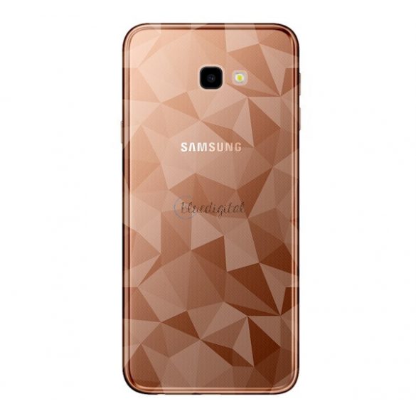 Protectie din silicon pentru telefon (3D, model de diamant) CULOARE FUM Samsung Galaxy J4 Plus (SM-J415F)