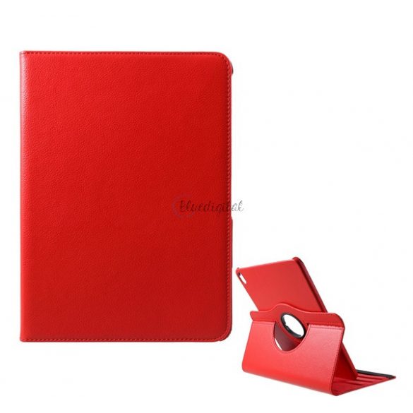 Husă cu suport, efect piele (FLIP, suport desktop, 360°) RED Apple IPAD Pro 12.9 (2018)