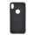 Protector de telefon din silicon (mat, decupaj logo) NEGRU Apple iPhone XS Max 6.5