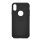 Protectie pentru telefon din plastic MOFI (ultra-subtire, decupaj logo) NEGRU Apple iPhone XS 5.8, Apple iPhone X 5.8