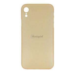 Protector de telefon din plastic (mat, ultra-subtire) GOLD Apple iPhone XR 6.1