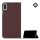 Husa CASE-MATE BARELY THERE FOLIO in picioare, piele naturala (FLIP, deschidere laterala, suport card bancar, functie suport birou) MARO Apple iPhone XS Max 6.5