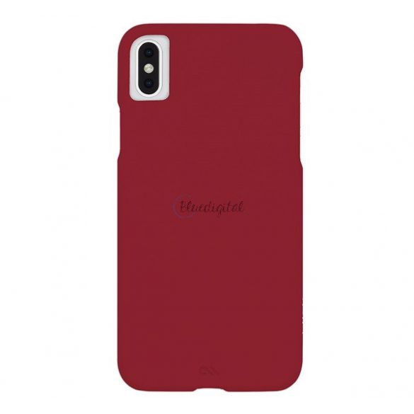 CASE-MATE BARELY THERE protector de telefon din plastic (ultralight) BURGUNDY Apple iPhone XS 5.8, Apple iPhone X 5.8