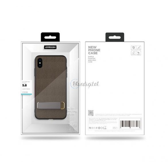 Protectie de telefon din silicon JOYROOM (acoperire textila, suport) MARO Apple iPhone XS 5.8, Apple iPhone X 5.8