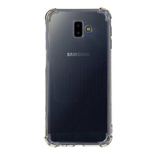 Protectie din silicon pentru telefon (rezistenta medie la impact, colt cu perna de aer) TRANSPARENT Samsung Galaxy J6 Plus (SM-J610F)