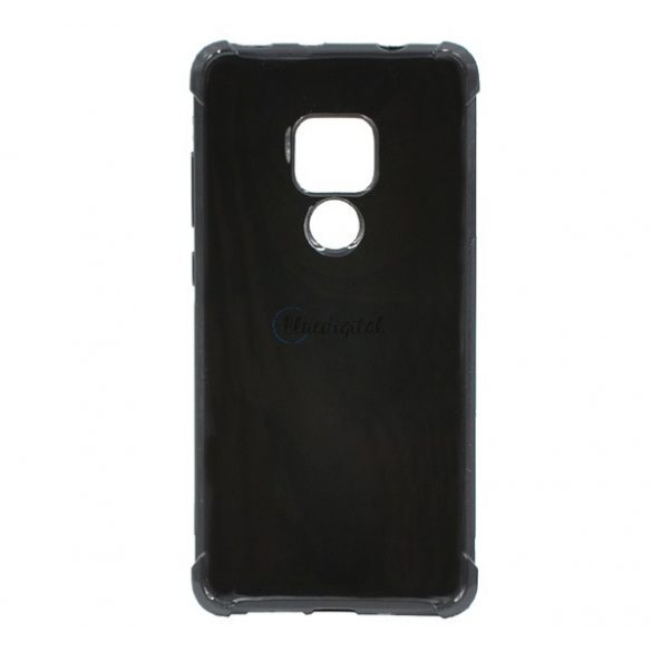 Protectie din silicon pentru telefon (rezistenta medie la impact, colt cu perna de aer, lucioasa) NEGRU Huawei Mate 20