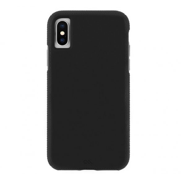 Protector de telefon din plastic CASE-MATE TOUGH GRIP (interior din silicon, cadru rezistent la socuri, antiderapant) NEGRU Apple iPhone XS Max 6.5