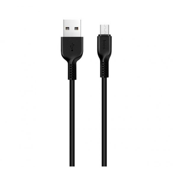 Cablu de date HOCO X20 (USB - microUSB, încărcător rapid, 300cm, anti-rupere) NEGRU