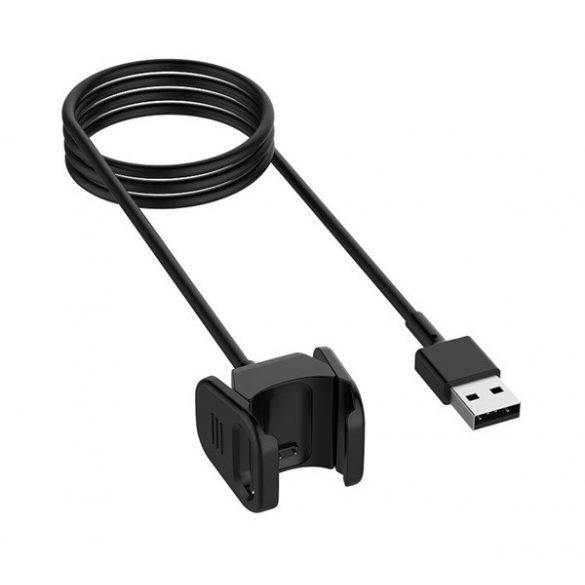 Cablu de încărcare USB (magnetic, 100 cm) NEGRU Fitbit Charge 3