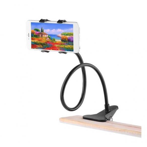 Suport de masă (clip-on, suport clip-on, 360°, flexibil, 57cm, până la 7") NEGRU