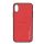 Protector de telefon din silicon X-LEVEL (spate din piele) RED Apple iPhone X 5.8, Apple iPhone XS 5.8