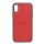 Protector de telefon din silicon X-LEVEL VINTAGE (spate din piele) RED Apple iPhone X 5.8, Apple iPhone XS 5.8