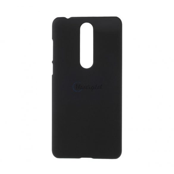 Protector de telefon din plastic (cauciucat) NEGRU Nokia 3.1 Plus