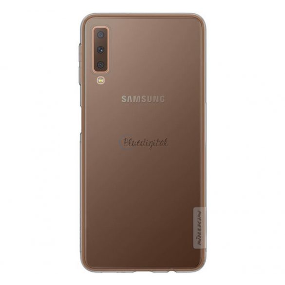 Protector de telefon din silicon NILLKIN NATURE (0,6 mm, ultra-subțire) GRI Samsung Galaxy A7 (2018) SM-A750F