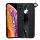 Protectie de telefon din silicon (acoperire din piele naturala, dungi) NEGRU Apple iPhone XS Max 6.5