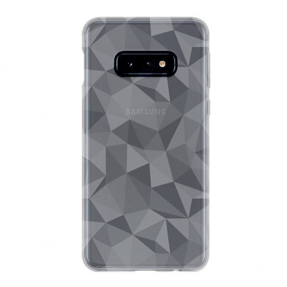 Protectie din silicon pentru telefon (3D, model diamant) TRANSPARENT Samsung Galaxy S10e (SM-G970)