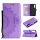 Carcasa in picioare, efect piele (FLIP, deschidere laterala, suport de masa, balama, mandala) PURPLE Huawei P30