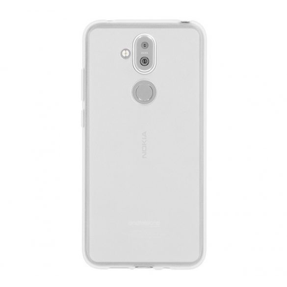 Protectie din silicon pentru telefon (ultra-subtire) TRANSPARENT Nokia 8.1 (X7)