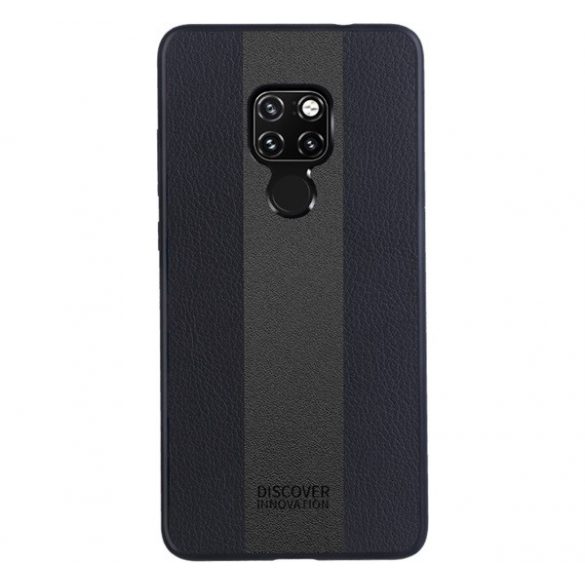 NILLKIN RACER Husă plastic protecțiede telefon (cadru de silicon, piele efect spate) negru Huawei Mate 20