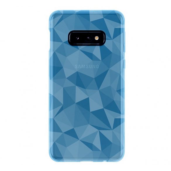 Protectie din silicon pentru telefon (3D, model de diamant) ALBASTRU DESCHIS Samsung Galaxy S10e (SM-G970)