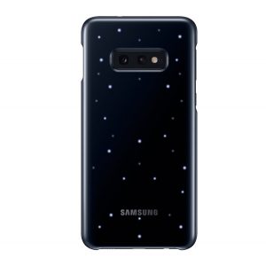 SAMSUNG plastic telefon protecție(ultra-subțire, apel și funcția de mesaj, lumina LED) negru Samsung Galaxy S10e (SM-G970)