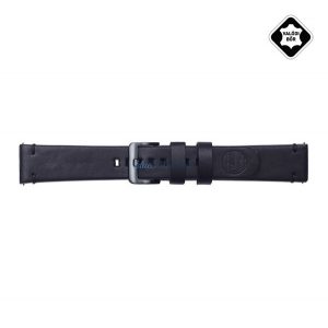 Conceput pentru SAMSUNG BRALOBA ESSEX Strap (universal, 20mm, piele naturală) BLACK