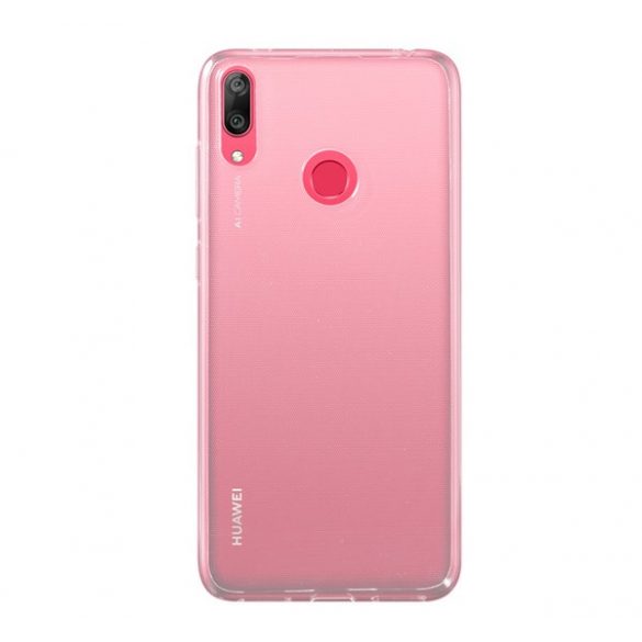 Protectie de telefon din silicon (ultra-subtire) TRANSPARENT Huawei Y7 2019 (Y7 Prime 2019)