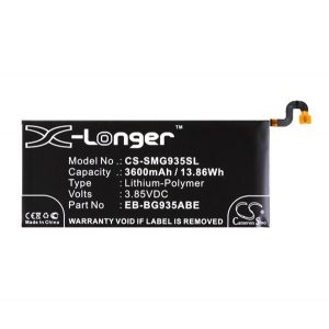 Baterie CAMERON SINO Li-Polymer (3,85V/3600mAh, compatibil cu Samsung EB-BG935ABA) NEGRU Samsung Galaxy S7 EDGE (SM-G935)