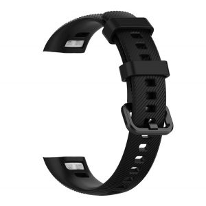 Curea de schimb (dimensiune personalizată, silicon) BLACK Honor Band 4