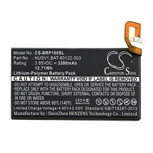 Baterie CAMERON SINO 3300mAh LI-Polymer (compatibil CS-BRP100SL) BlackBerry Priv