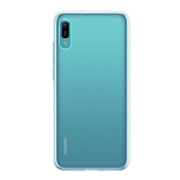 Protectie de telefon din silicon (ultra-subtire) TRANSPARENT Huawei Y6 2019 (Y6 Prime 2019)